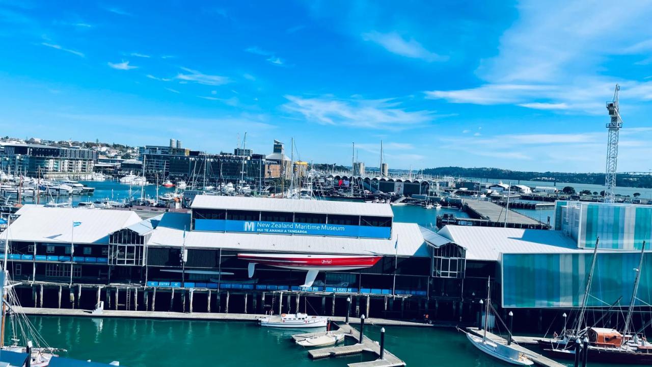 New Waterfront Penthouse On Princes Wharf With Harbor View! The Heart Of Auckland City! Free Parking! Buitenkant foto