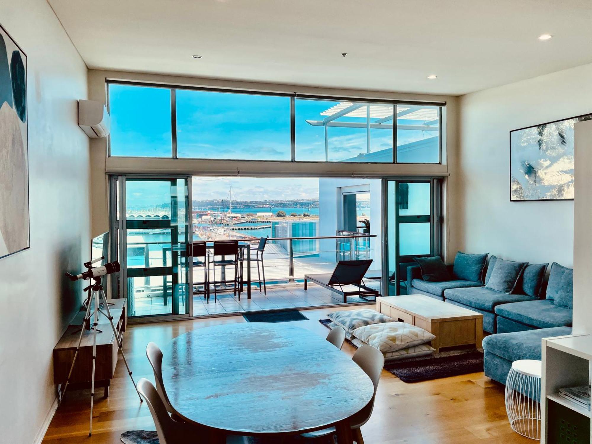 New Waterfront Penthouse On Princes Wharf With Harbor View! The Heart Of Auckland City! Free Parking! Buitenkant foto