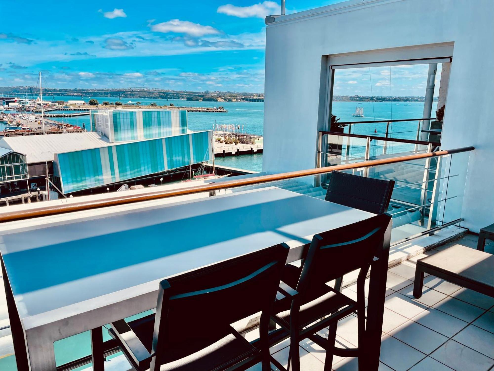 New Waterfront Penthouse On Princes Wharf With Harbor View! The Heart Of Auckland City! Free Parking! Buitenkant foto