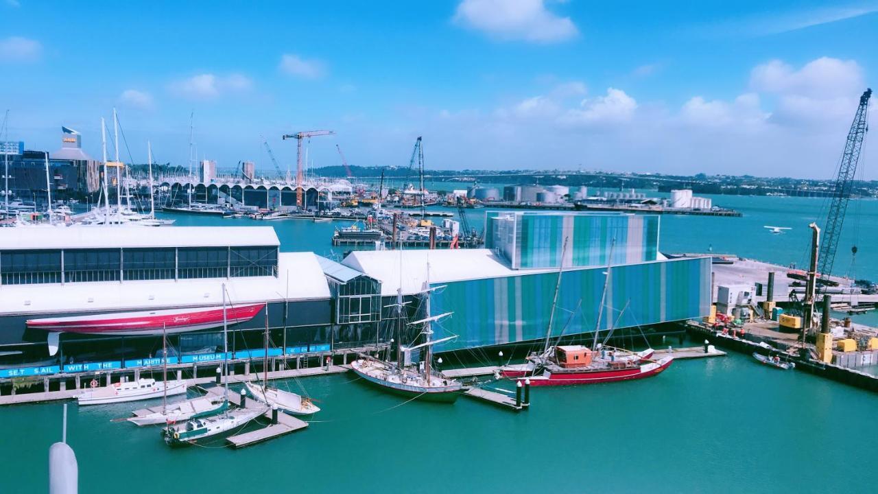 New Waterfront Penthouse On Princes Wharf With Harbor View! The Heart Of Auckland City! Free Parking! Buitenkant foto